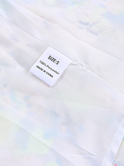 Floral Fantasy Spaghetti Strap Tank Top