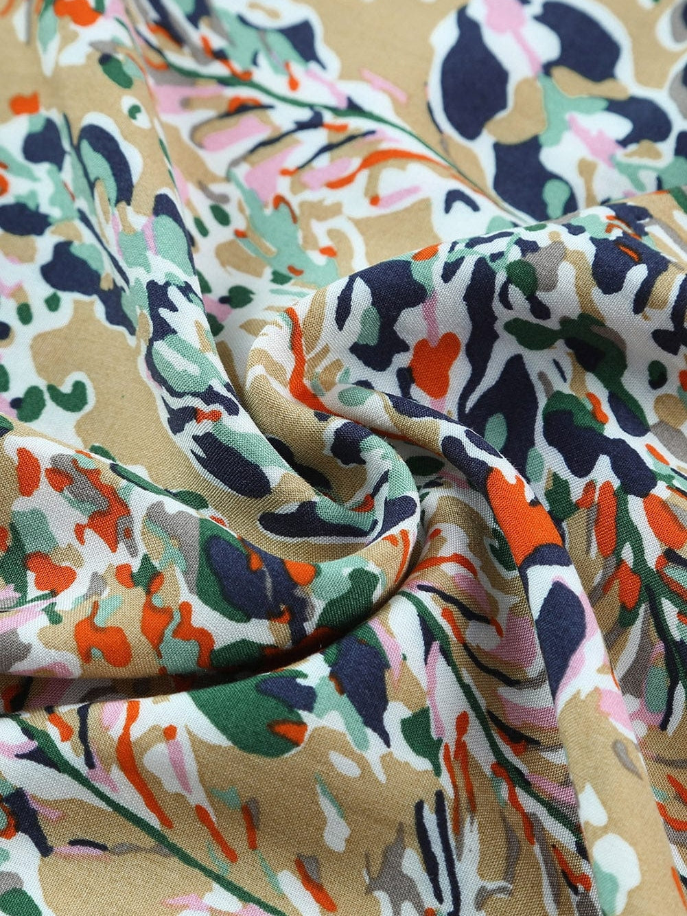 Floral Paradise High Waist Wide Leg Boho Pants