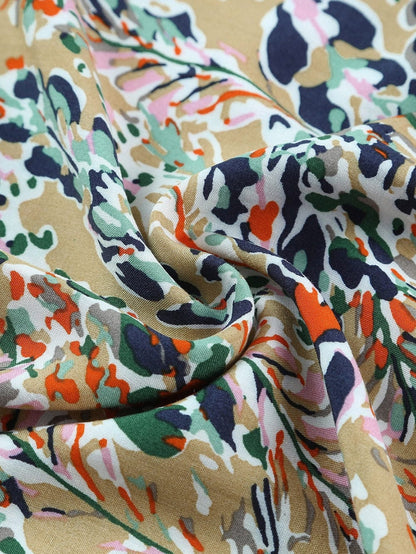 Floral Paradise High Waist Wide Leg Boho Pants