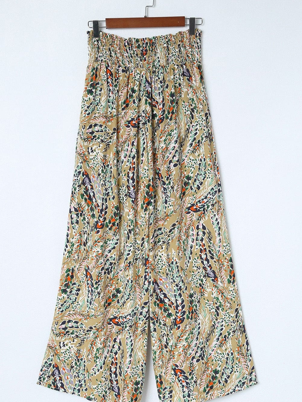 Floral Paradise High Waist Wide Leg Boho Pants