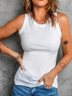 Floral Pleated Camisole Top with High Waist - Stylish Slim Fit Sling Vest for Women