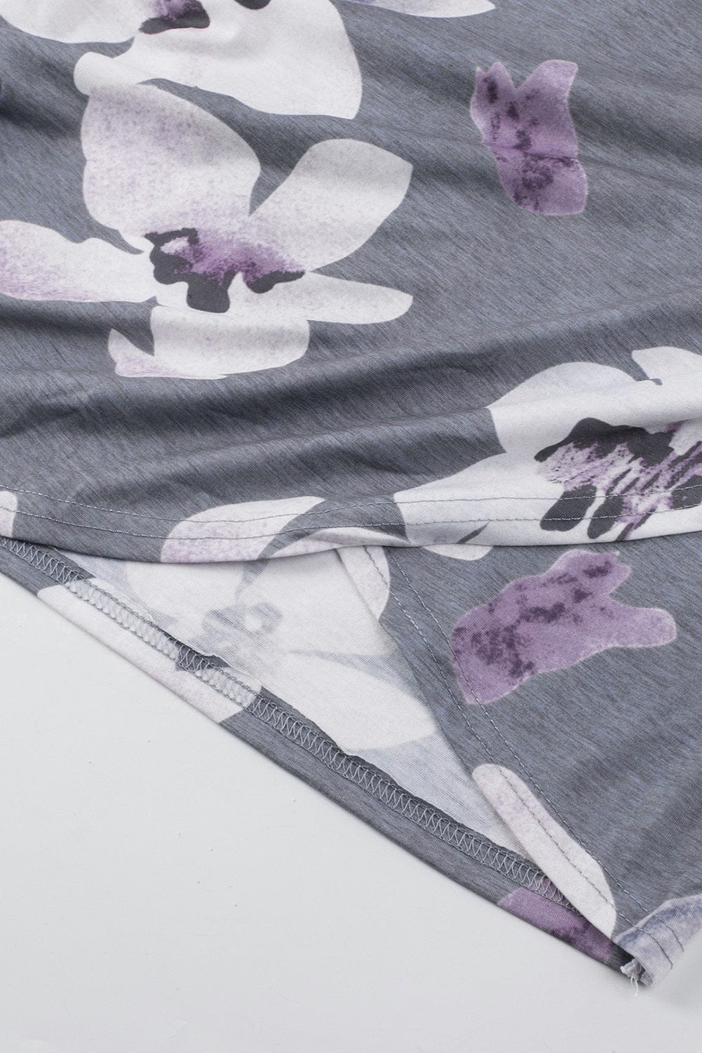 Floral Print Cut Out Bodycon Mini Dress