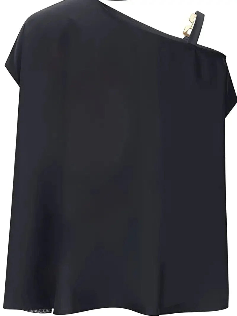 Floral Print Halter Batwing Sleeve Women's Blouse for Summer