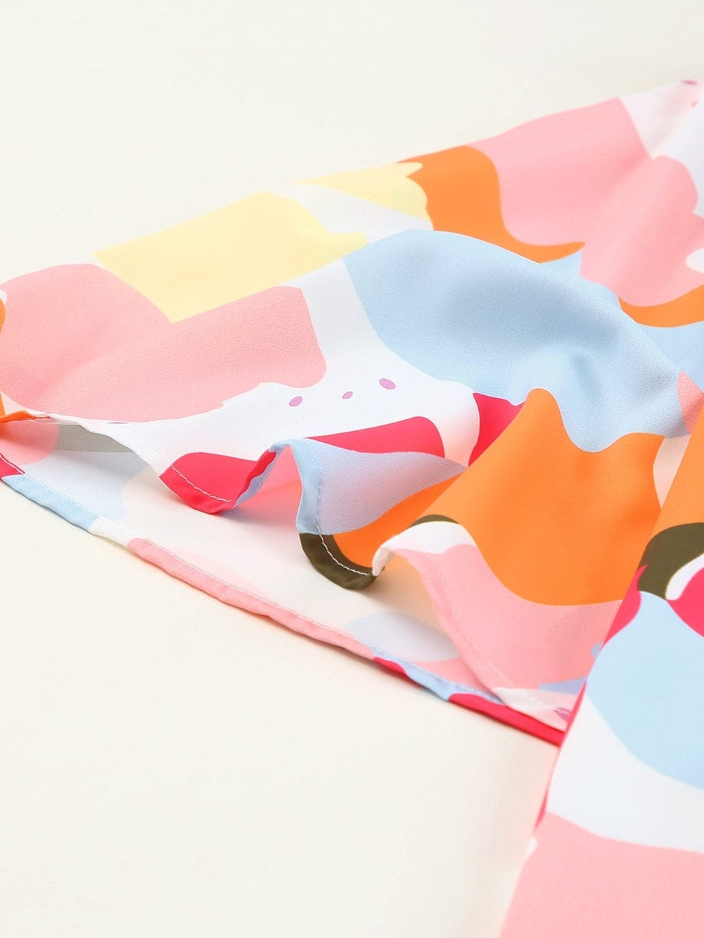 Floral Print V Neck Loose Fit Blouse for Effortless Style