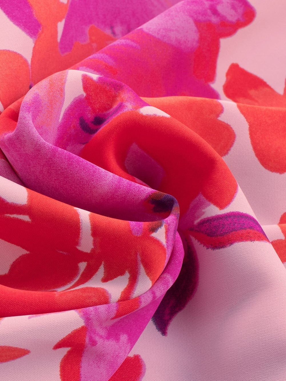 Floral Rose Frilled Flutter Sleeve Blouse