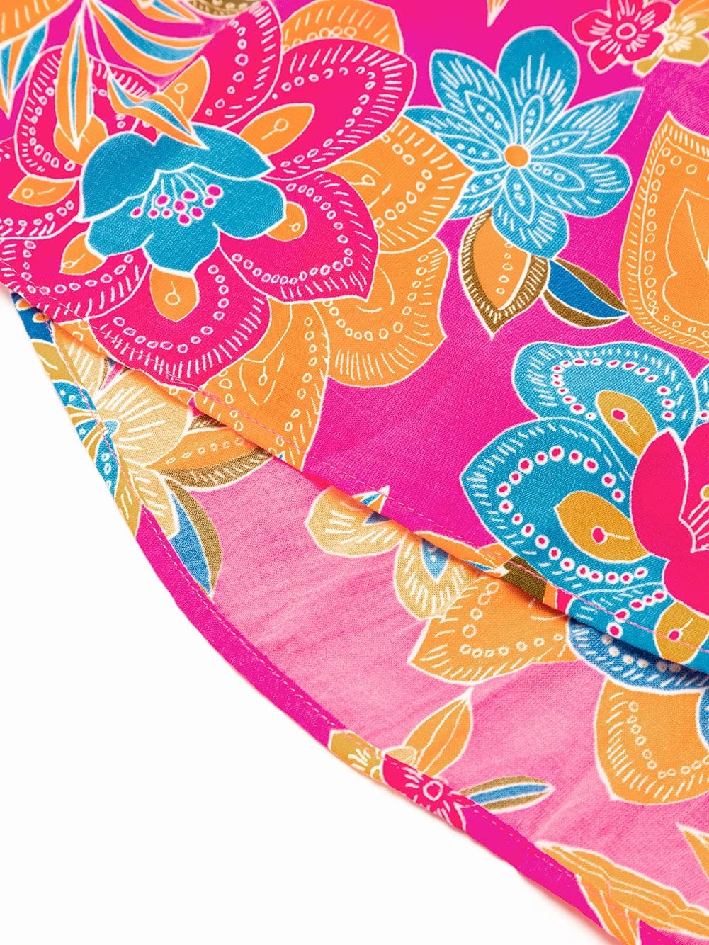 Floral Rose Red V Neck Ruffle Sleeve Maxi Dress