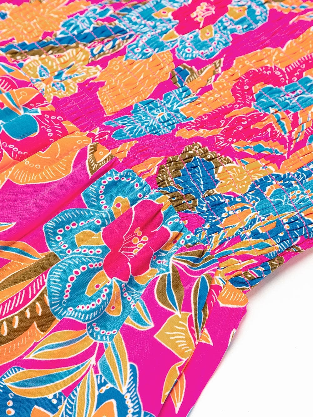 Floral Rose Red V Neck Ruffle Sleeve Maxi Dress