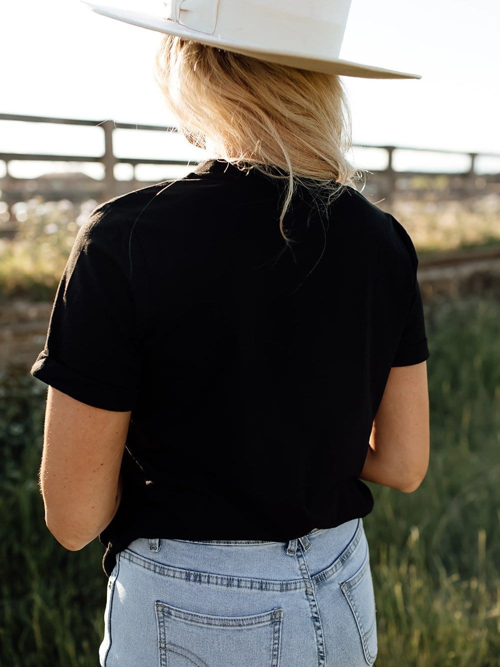 Floral Serape Cow Skull Print Black Western Tee