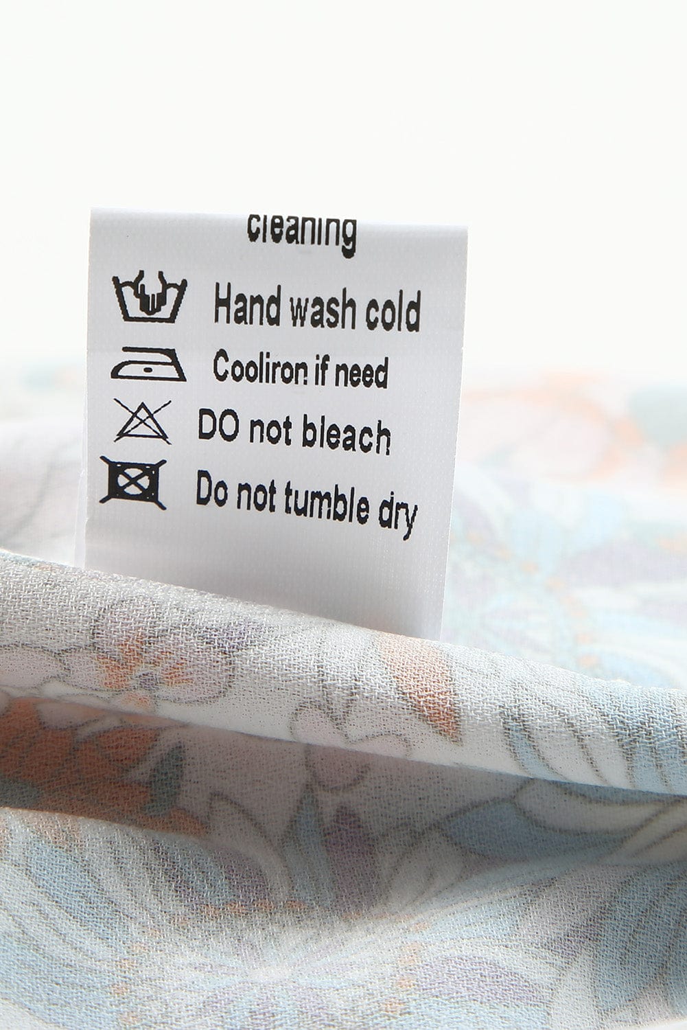 Floral Shirt Dress with Split Neckline and Button Front