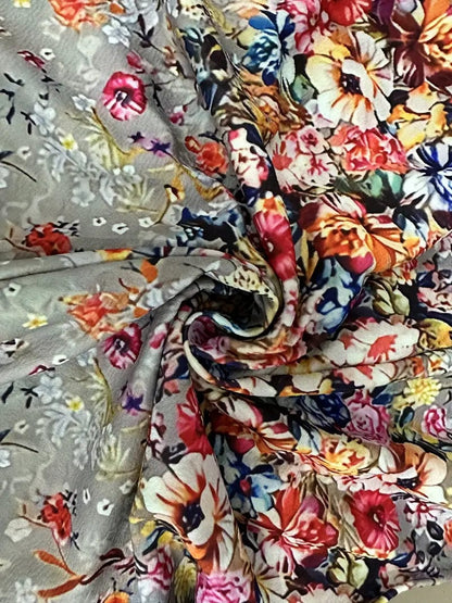 Flowery Print Jumpsuit with Pockets, Sleeveless Casual Romper for Women