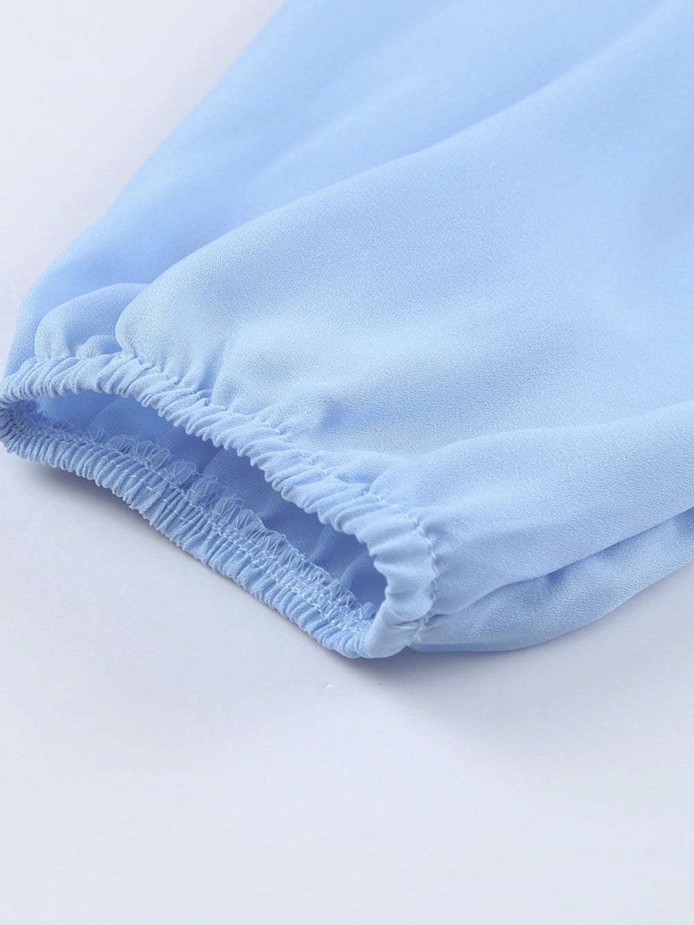 Flowy V Neck Chiffon Tiered Mini Dress