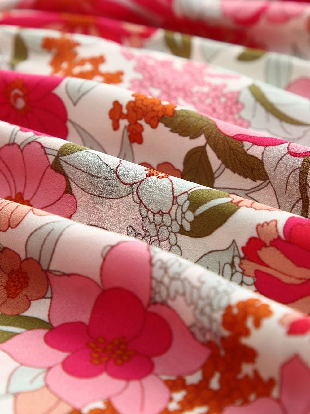 Fluttering Blossom Multicolor Summer Tank Top