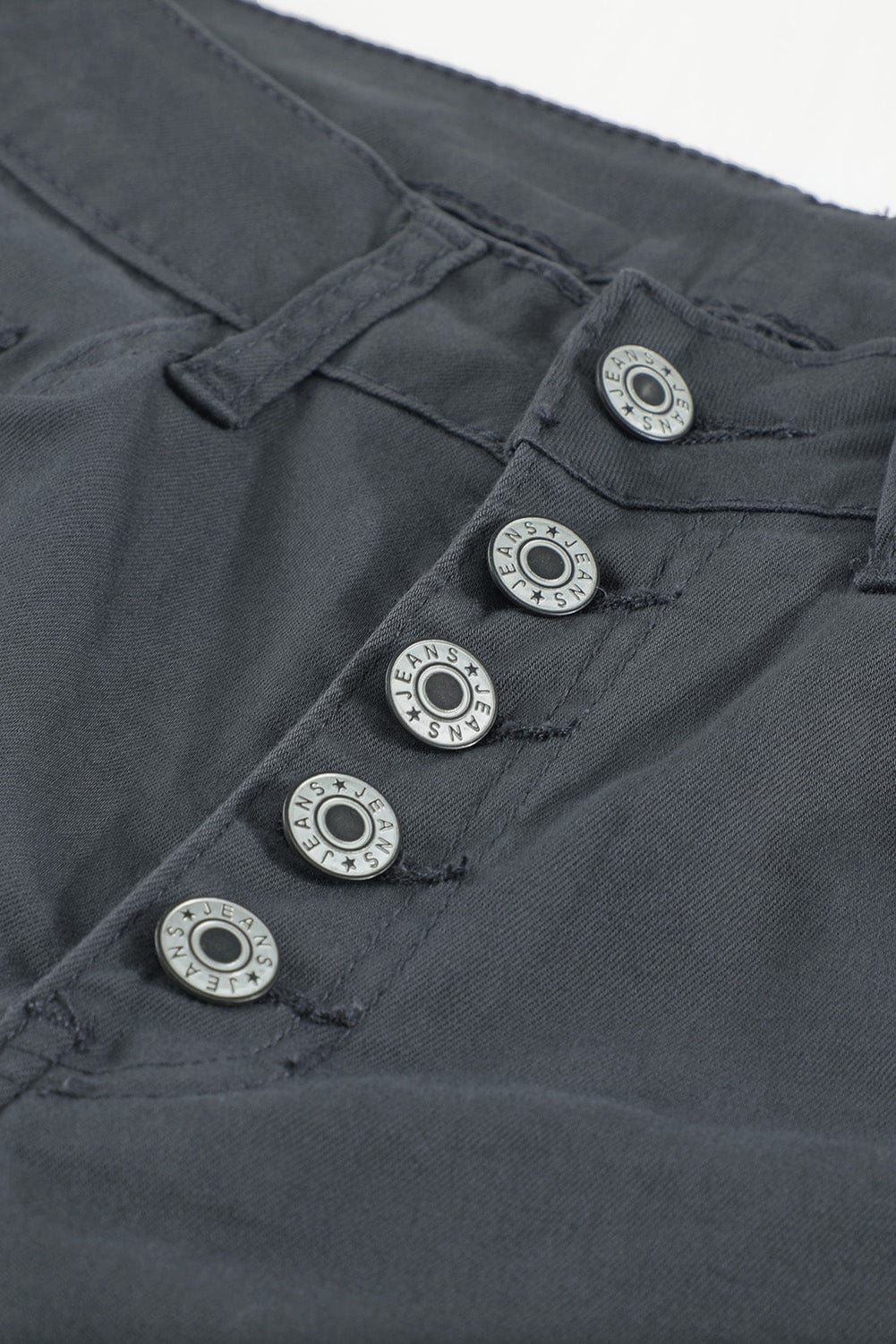 Frayed Anklet High Rise Skinny Denim Jeans