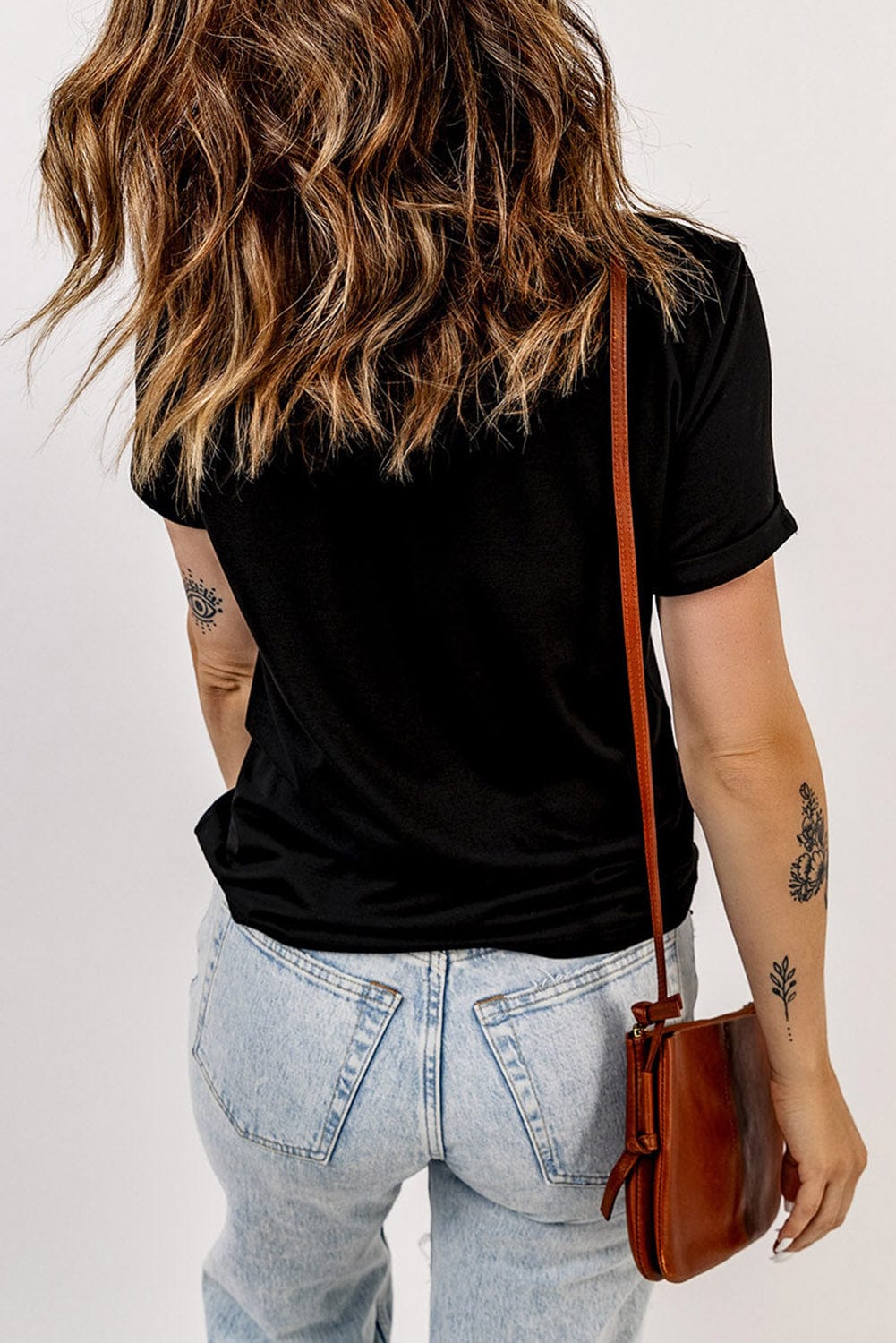 Freedom Rock American Flag Guitar Graphic Tee