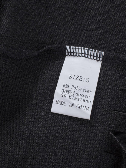 Fringe Tassel Green V Neck Tee