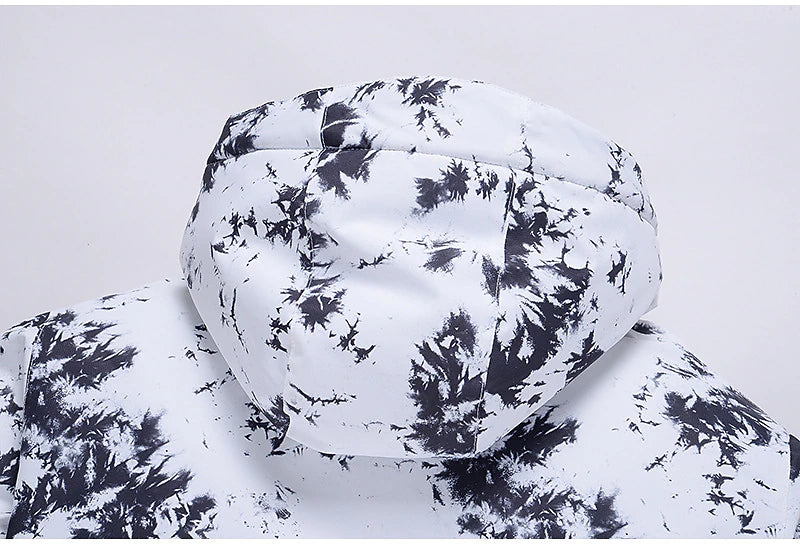 Men's Women's Hoodie Jacket Ski Jacket Outdoor Winter Thermal Warm Waterproof Windproof Breathable Detachable Hood Windbreaker Winter Jacket for Skiing Camping / Hiking Snowboarding Ski