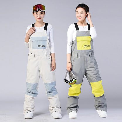Men's Women's Ski / Snow Pants Outdoor Winter Thermal Warm Windproof Breathable Bib Pants for Camping / Hiking Snowboarding Winter Sports