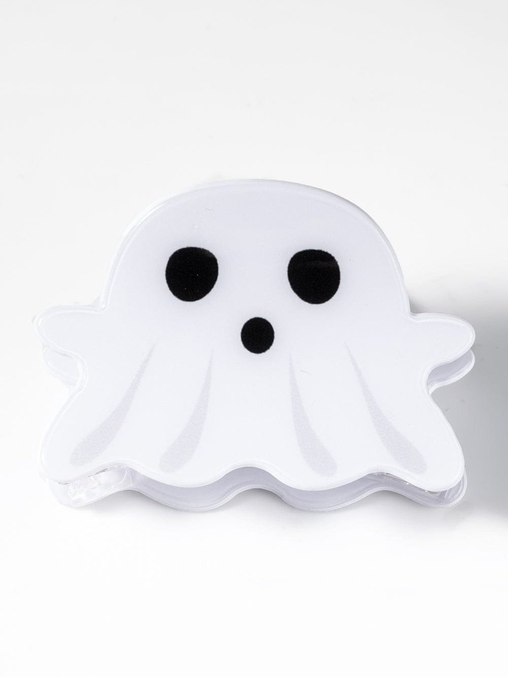Ghostly White Halloween Claw Hair Clip