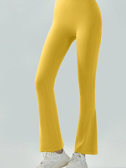 Ginger Crossed High Waist Flare Yoga Pants