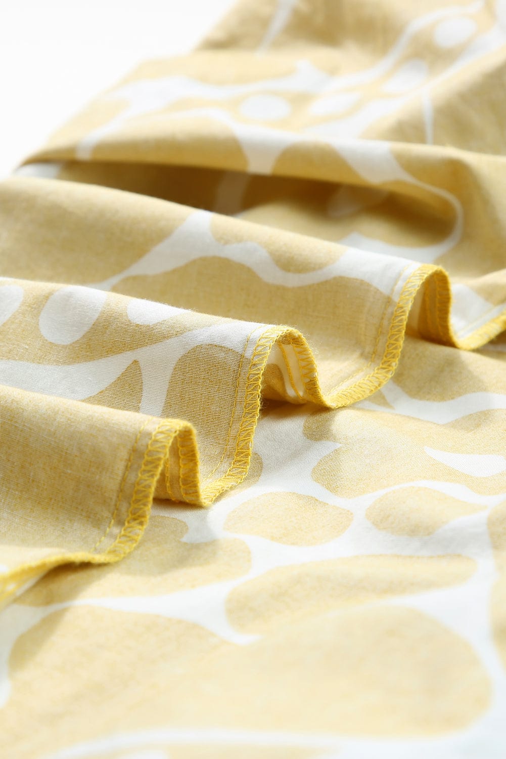 Ginger Floral V-Neck Relaxed Fit Blouse with Long Sleeves