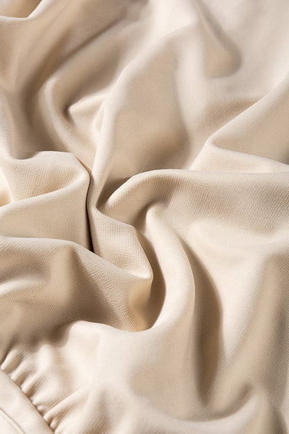 Glamorous Apricot Wide Leg Jumpsuit with Belt