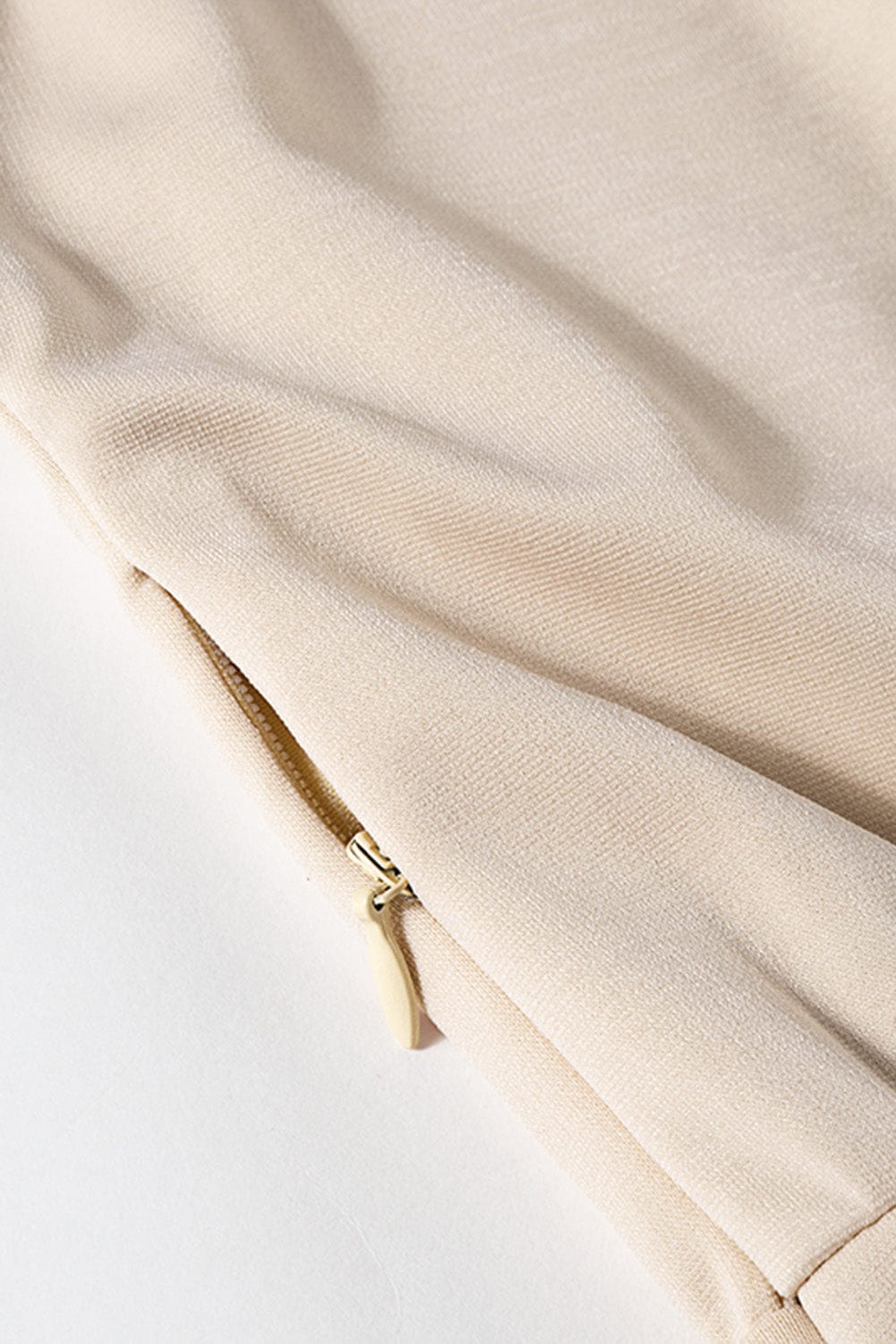 Glamorous Apricot Wide Leg Jumpsuit with Belt