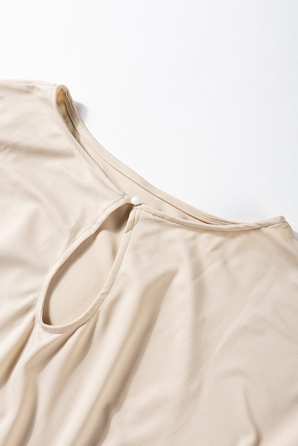 Glamorous Apricot Wide Leg Jumpsuit with Belt