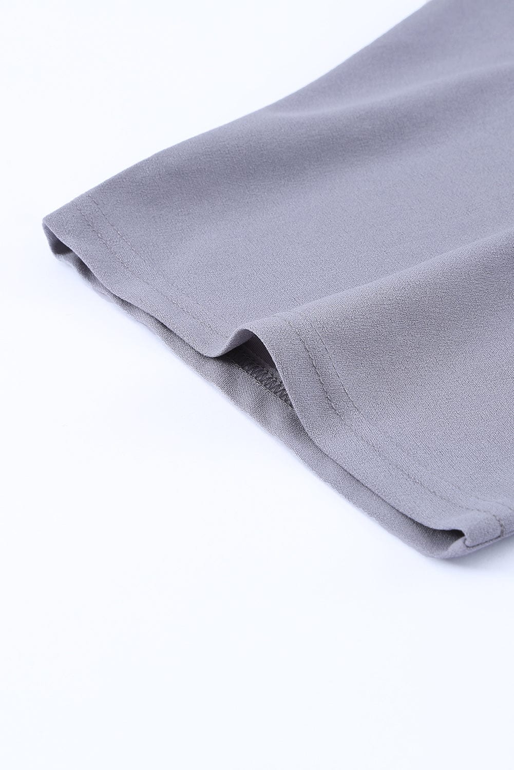 Glamorous Gray Belted Wide Leg Jumpsuit