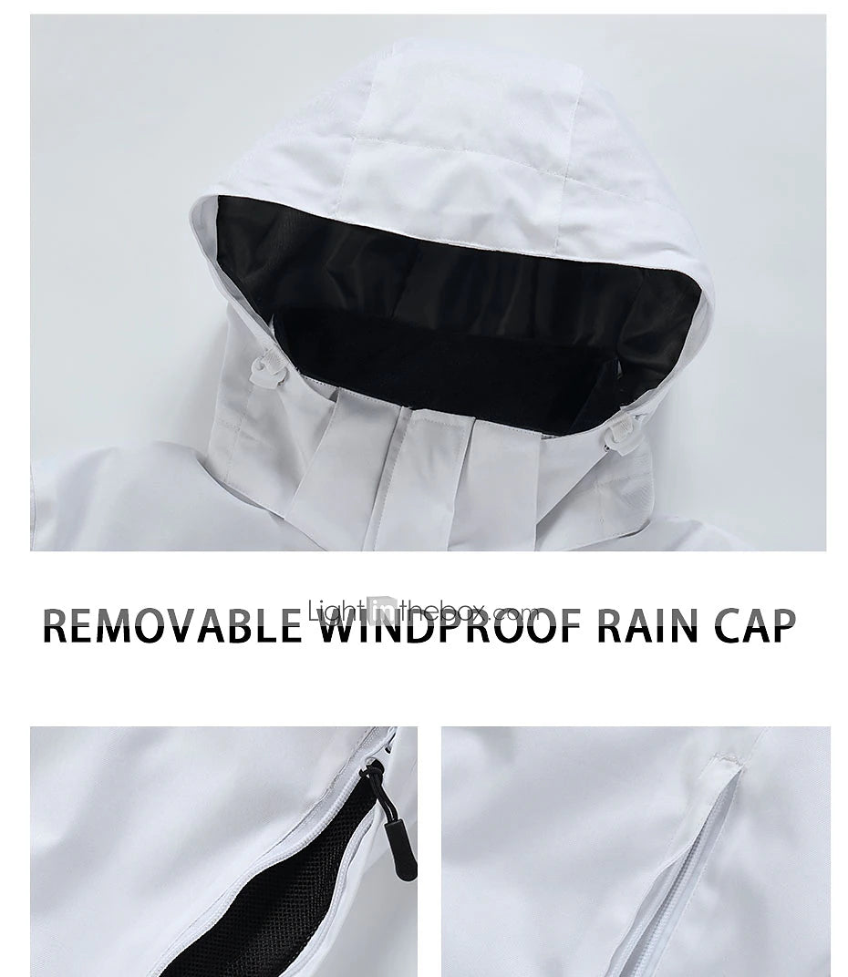 MUTUSNOW Women's Ski Suit Outdoor Autumn / Fall Waterproof Windproof Warm Breathable Clothing Suit for Skiing Hiking Camping Snowboarding / Winter / Fashion