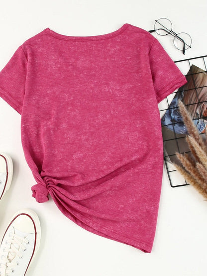 God Bless America Vintage Mineral Wash Graphic Tee