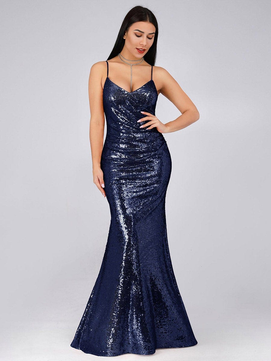 Gorgeous Sequin Mermaid Evening Gown