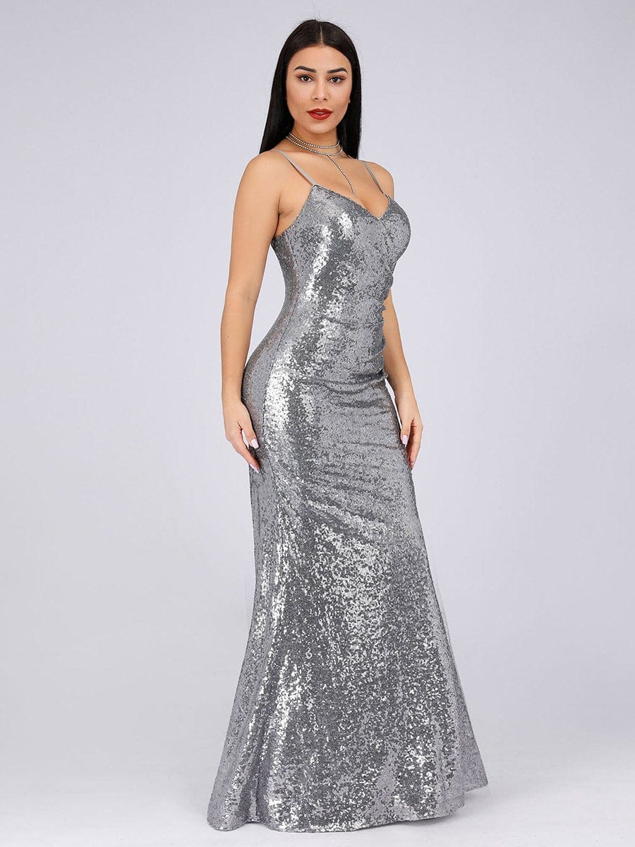 Gorgeous Sequin Mermaid Evening Gown