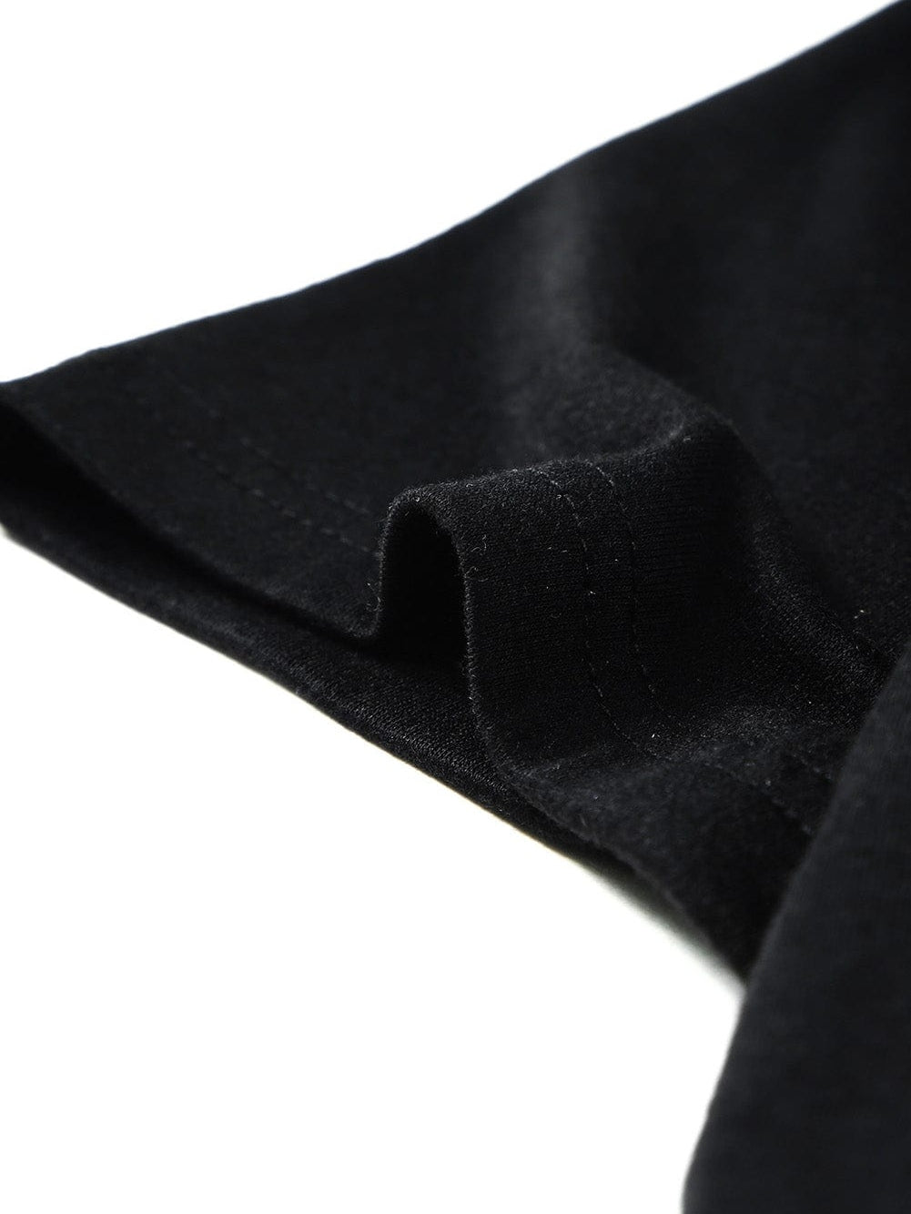 Graceful Black Floral Print T-Shirt Maxi Dress