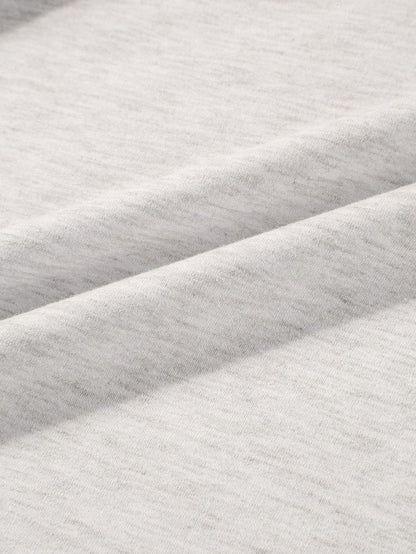 Graceful Light Grey Rhinestone and Pearl Embellished Puff Sleeve Top