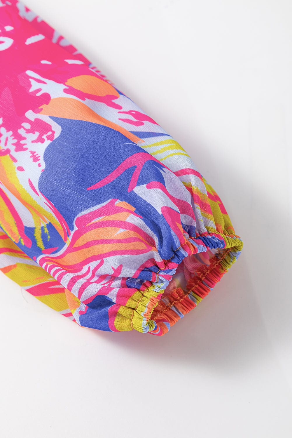 Graffiti Print Button-Up Romper with Vibrant Multicolor Design