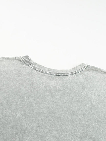 Graphic Desert Dreamer Mineral Wash Western Tee