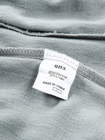 Gray Drawstring Frayed Edge Pocketed Shorts