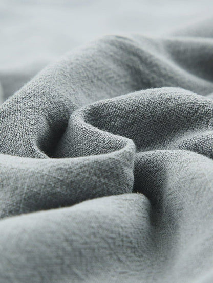 Gray Drawstring Frayed Edge Pocketed Shorts