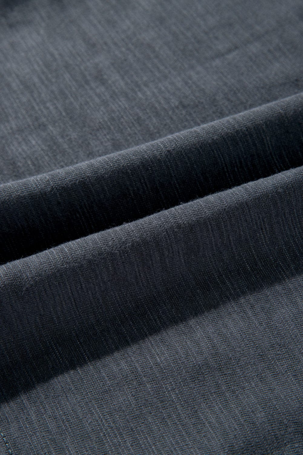 Gray Lace Crochet Patchwork V Neck Tee for Women