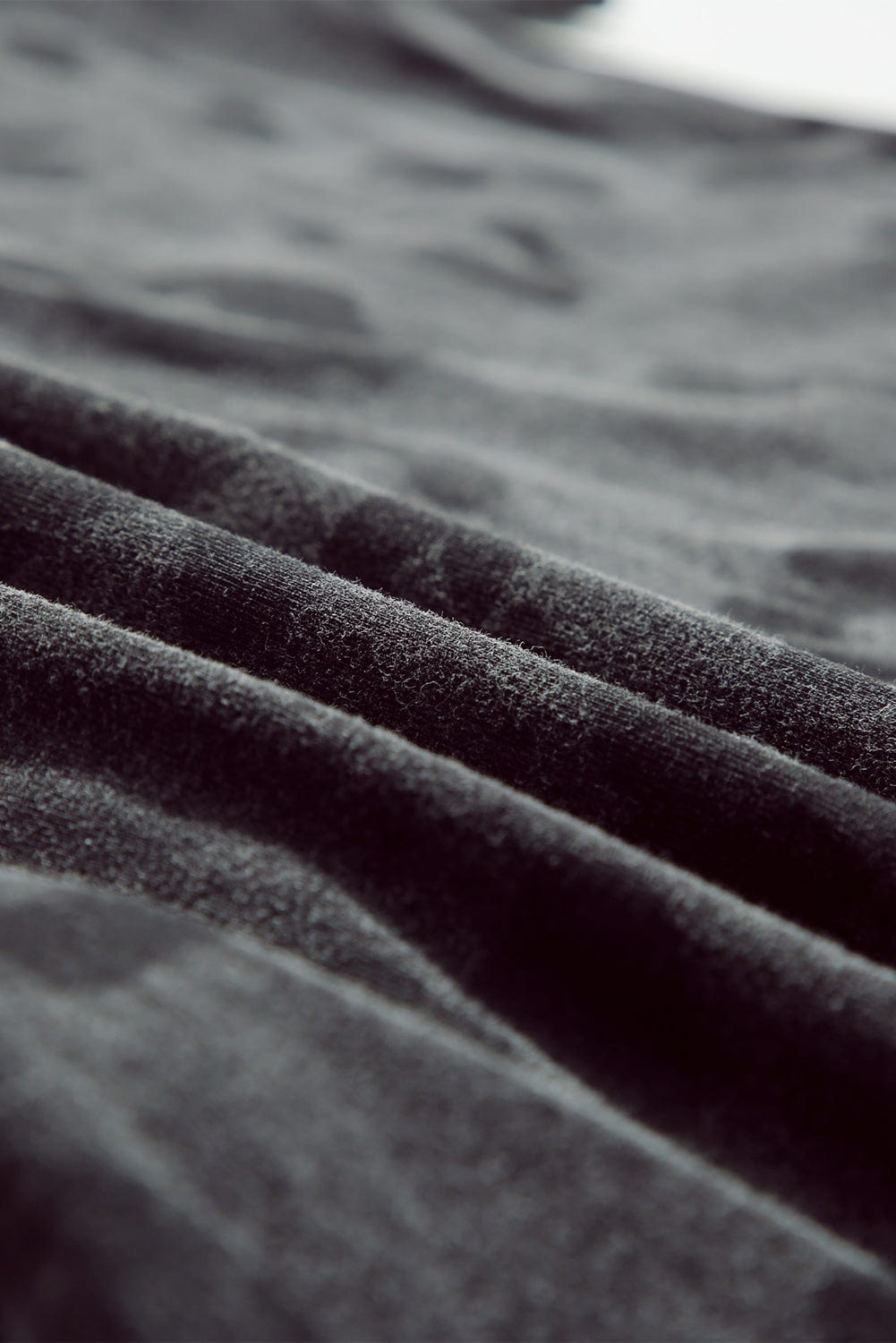 Gray Leopard Print T-Shirt Dress with Handy Pockets