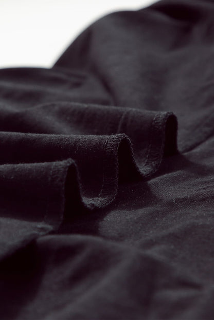 Gray Leopard Print T-Shirt Dress with Handy Pockets