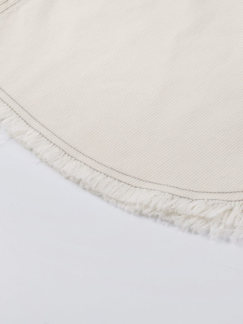 Gray Ombre Long Sleeve Distressed Denim Shirt Dress