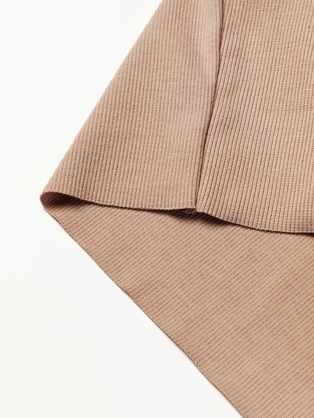 Gray Ribbed Knit Off-Shoulder Sweater Dress with Balloon Sleeves