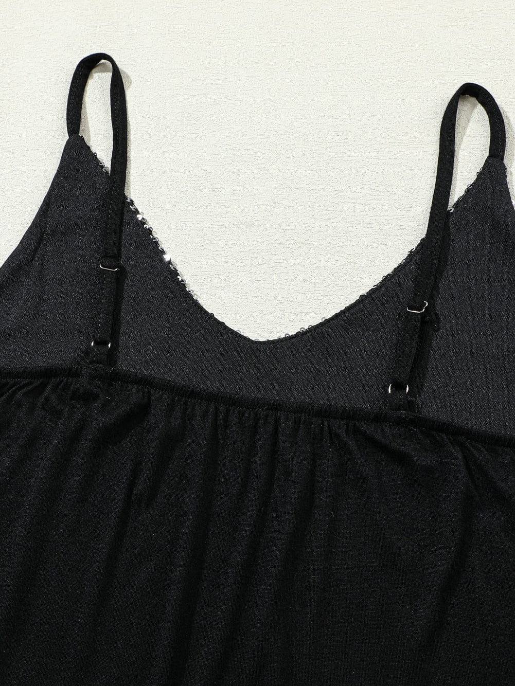 Gray Sparkling Sequin Tank Top