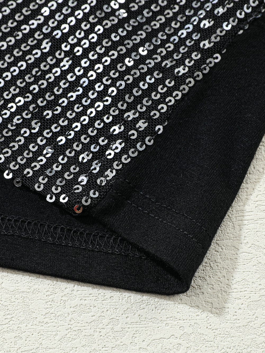 Gray Sparkling Sequin Tank Top