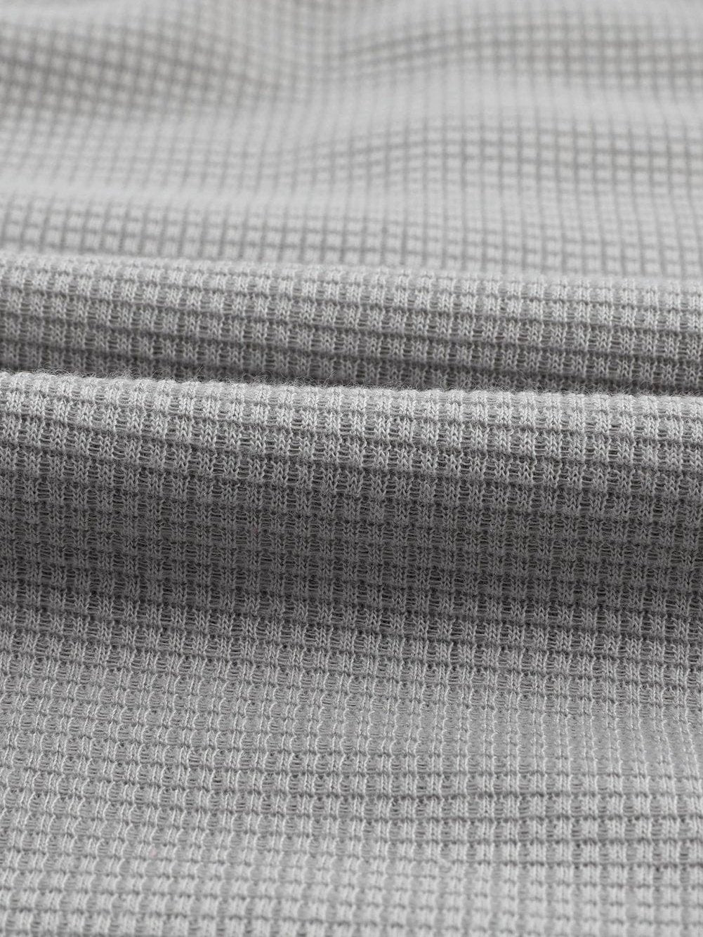 Gray Waffle Texture Cargo Pocket Jogger Pants