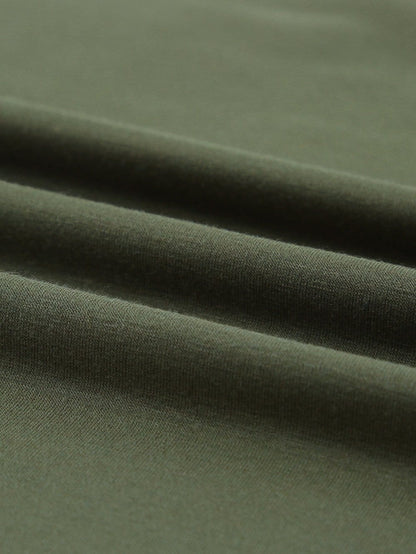 Green American Flag Cutout Tank Top with Keyhole Neckline