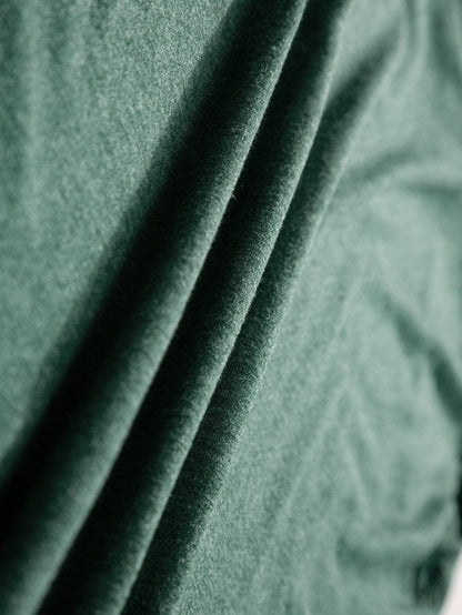 Green Crochet Lace Bat Sleeve Oversized Tee