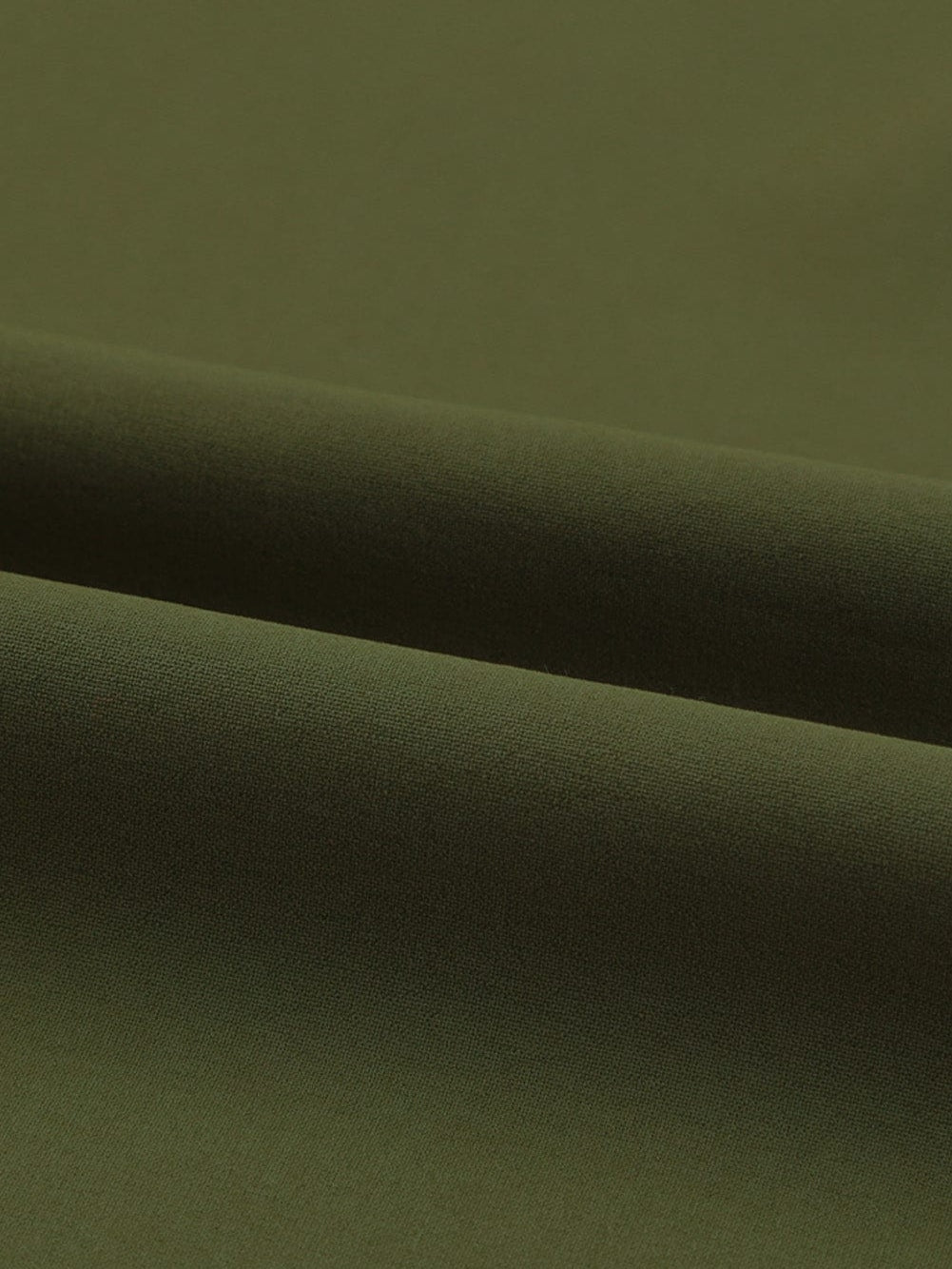 Green Flounced V Neck Shirt Dress with Ruffles