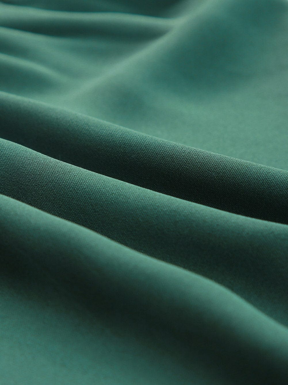 Green V Neck Ruffle Sleeve Mini Dress with High Waist